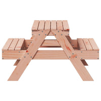 Tavolo da Picnic per Bambini 88x97x52 cm Legno Massello Douglas 832599