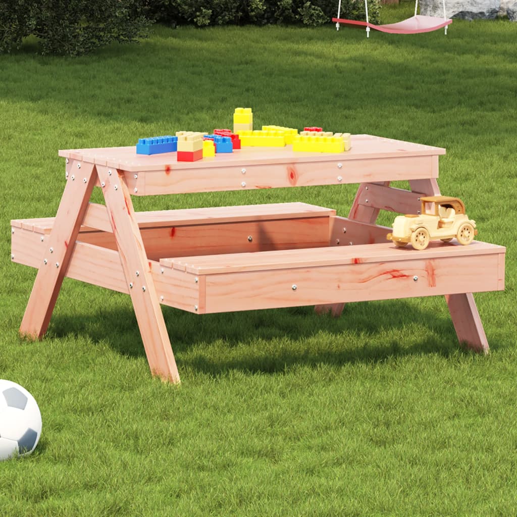 Tavolo da Picnic per Bambini 88x97x52 cm Legno Massello Douglas 832599