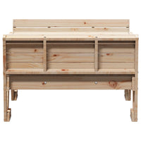 Tavolo da Picnic per Bambini 88x122x58cm Legno Massello di Pino 832601