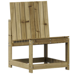 Sedia da Giardino 50,5x55x77 cm in Legno Impregnato di Pino 832619