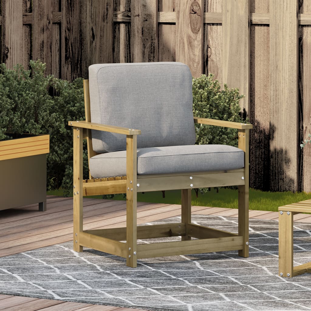 Sedia da Giardino 62x56x77 cm in Legno Impregnato di Pinocod mxl 91422