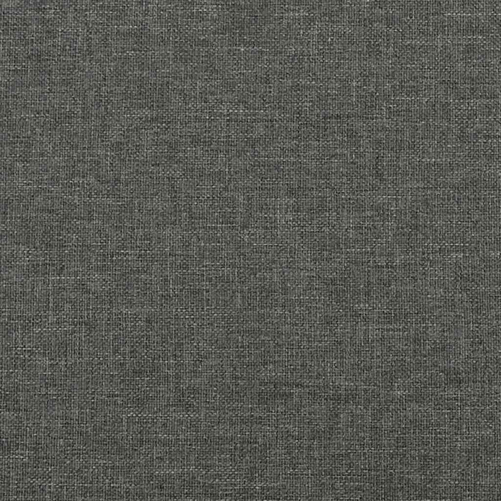 Giroletto senza Materasso Grigio Scuro 120x190 cm in Tessuto 379516