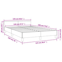 Giroletto con Testiera Blu Scuro 120x190 cm in Velluto 379551