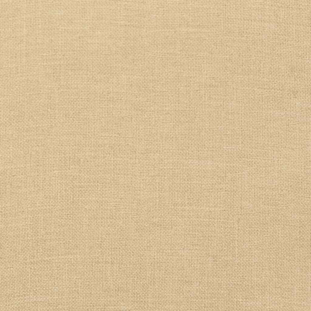 Cuscini Sedia Schiena Alta 2 Beige Mélange 120x50x7 Tessuto 4002355