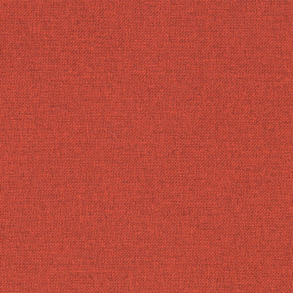 Cuscini Sedia Schiena Alta 6 Rosso Mélange 120x50x7 Tessuto 4002366