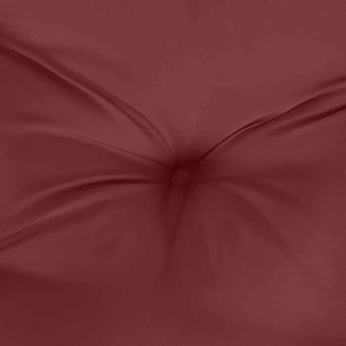 Cuscini Sedia Schiena Alta 4 Rosso Vino Mélange 120x50x7 cm 4002374