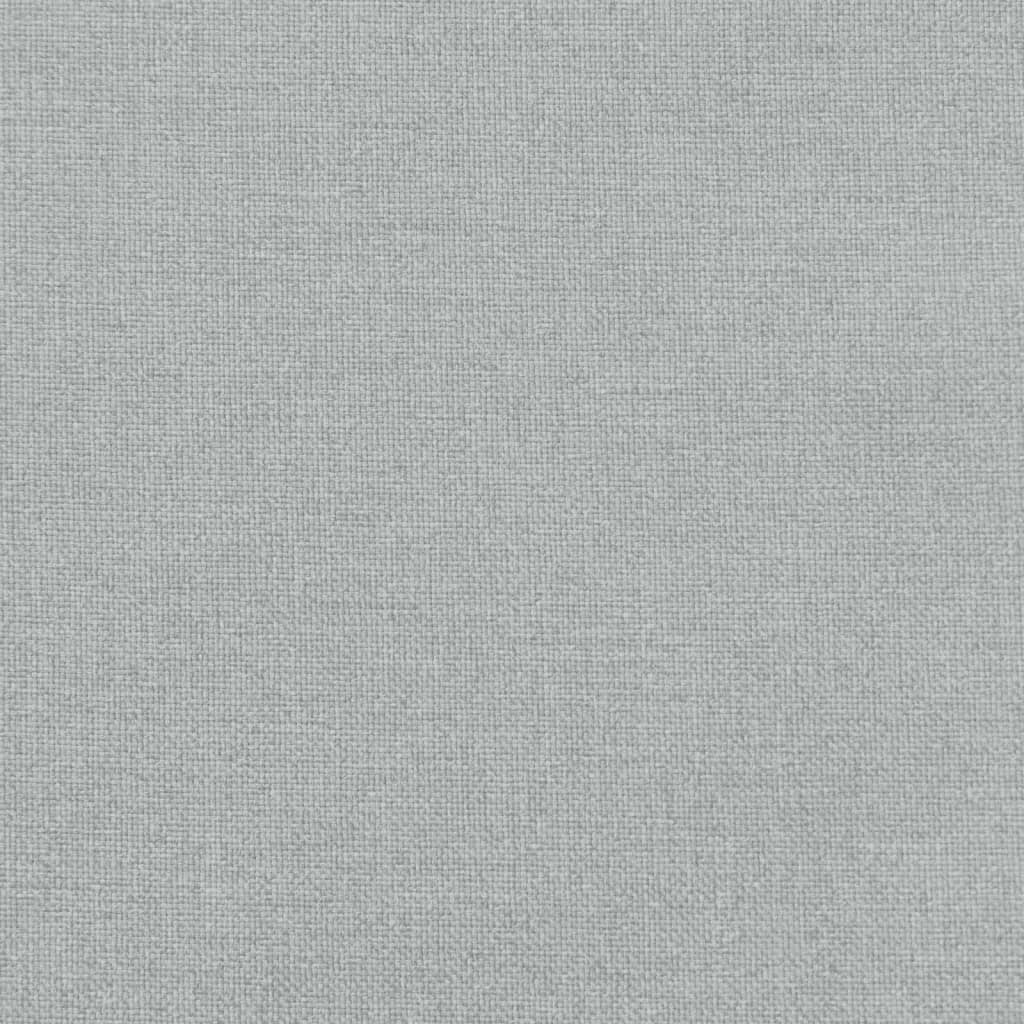 Cuscini Sedia Schiena Bassa 4 pz Grigio Mélange 100x50x7 cm 4002379