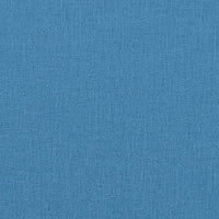 Cuscini Sedia Schiena Bassa 2 pz Blu Mélange 100x50x7 Tessuto 4002391