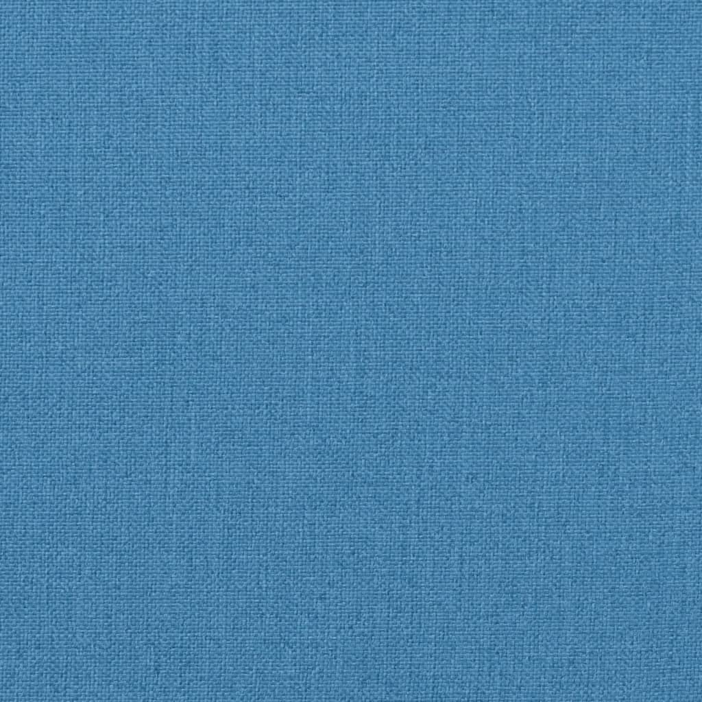 Cuscini Sedia Schiena Bassa 4 pz Blu Mélange 100x50x7 Tessuto 4002392