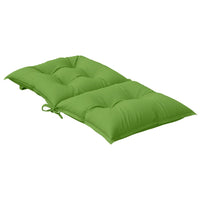 Cuscini Sedia Schiena Bassa 6 pz Verde Mélange 100x50x7 Tessuto 4002396