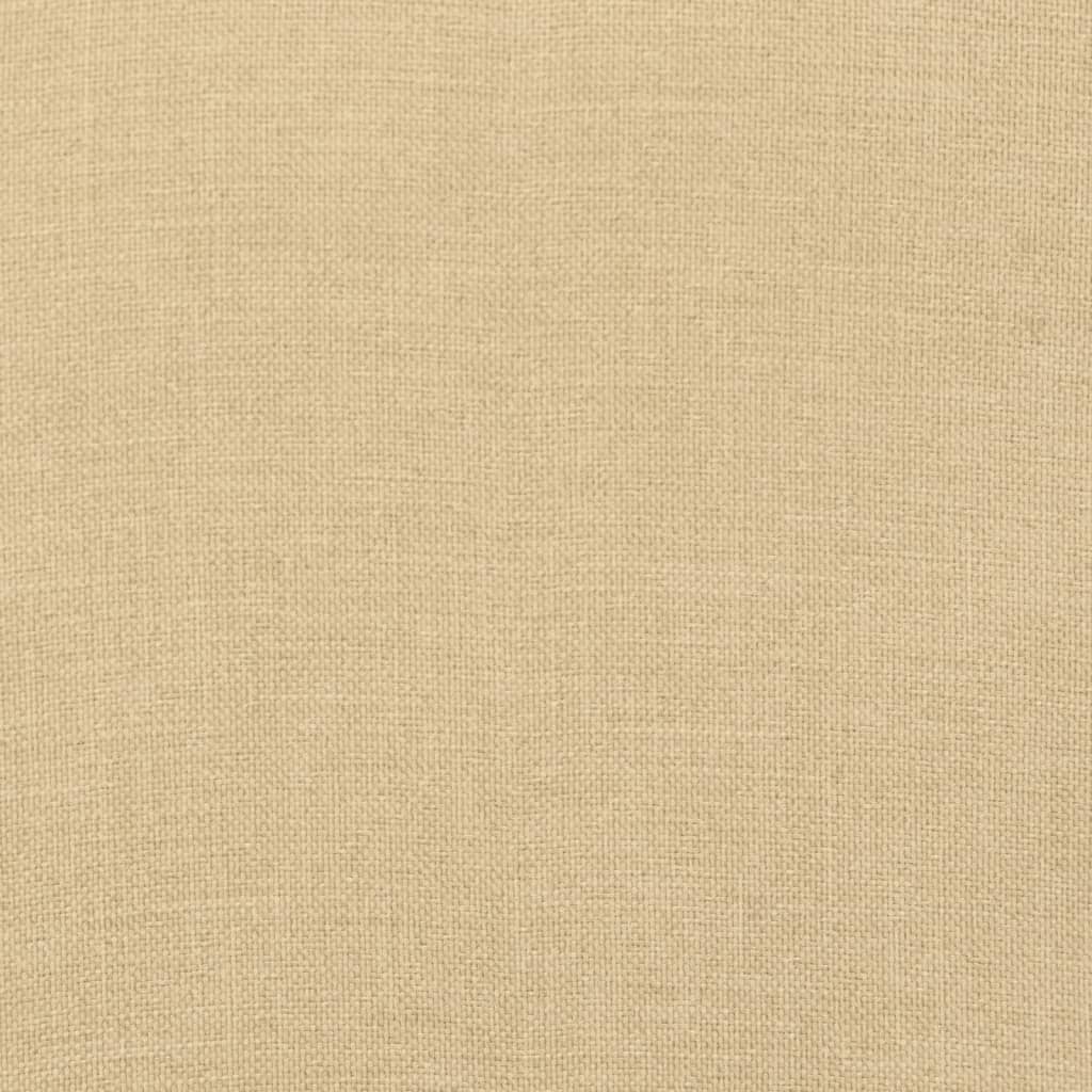 Cuscini Sedia Schiena Alta 4 Beige Mélange 120x50x4 Tessuto 4002422