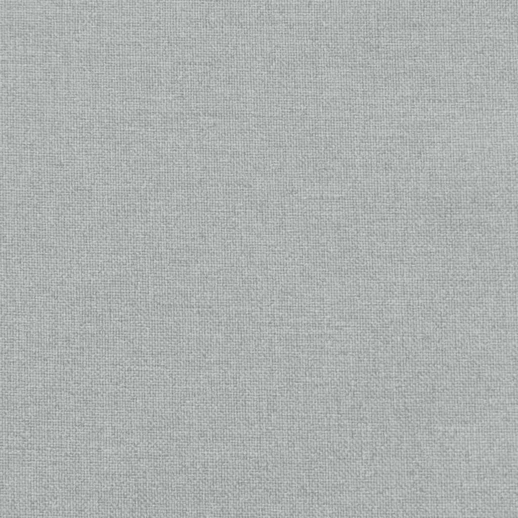 Cuscini Sedia Schiena Bassa 4 pz Grigio Mélange 100x50x4 cm 4002445