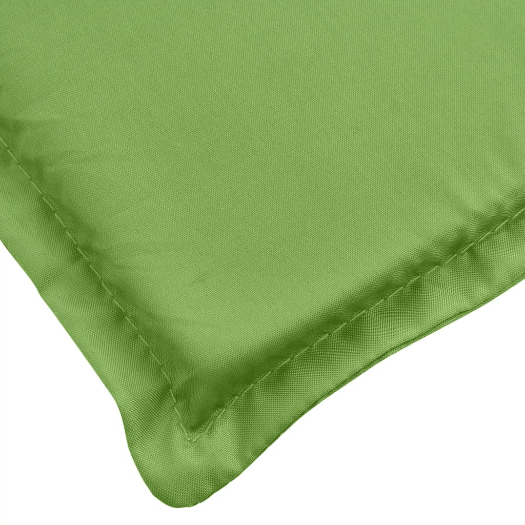 Cuscini Sedia Schiena Bassa 2 pz Verde Mélange 100x50x4 Tessuto 4002460