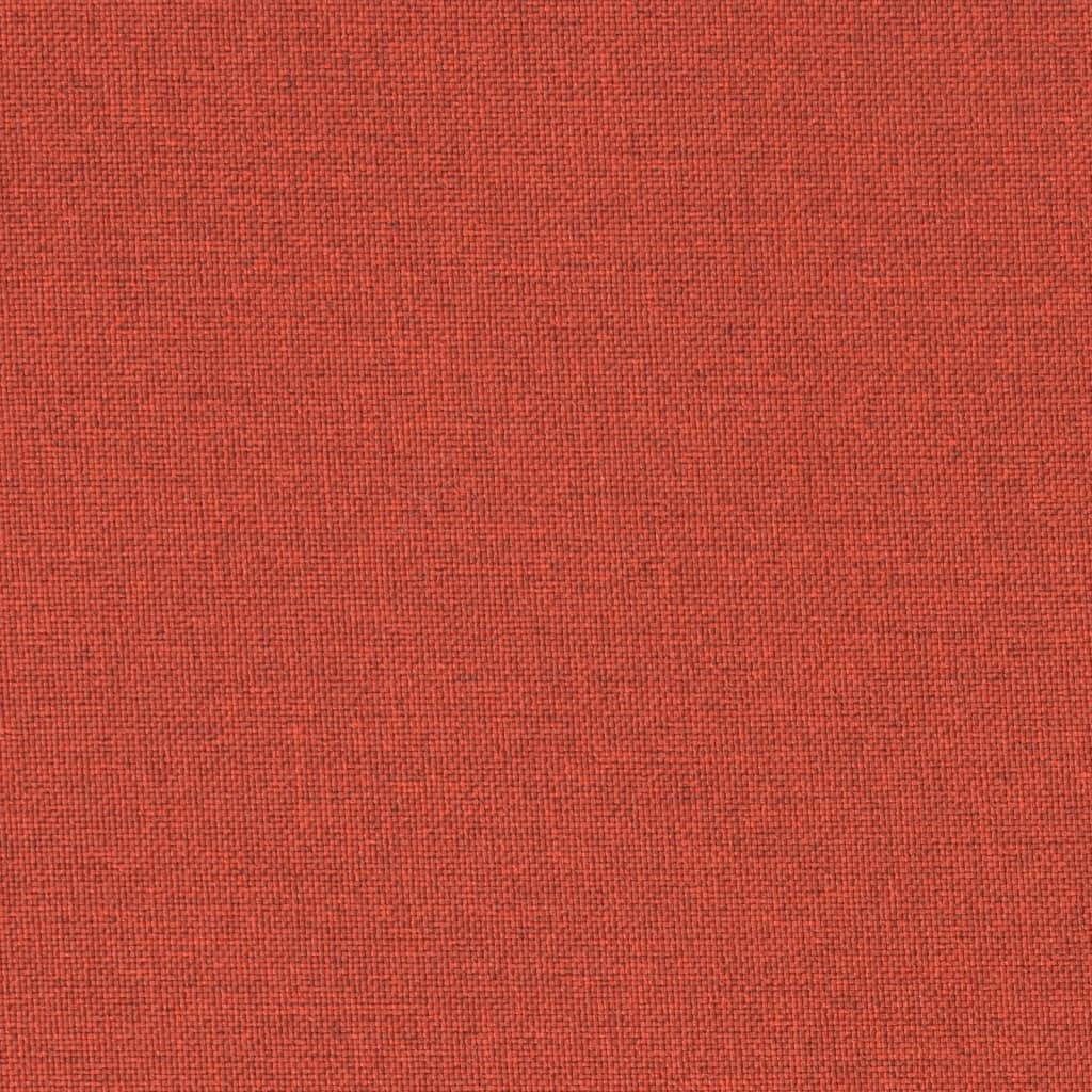 Cuscini Sedia Schiena Bassa 4 pz Rosso Mélange 100x50x4 Tessuto 4002464