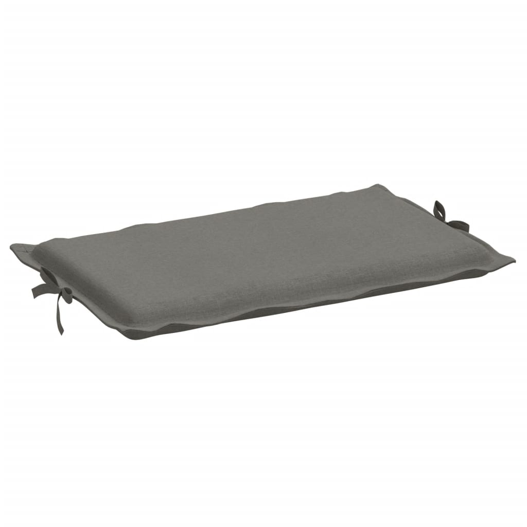 Cuscino per Lettino Prendisole Grigio Scuro Mèlange 186x58x3cm 4002477