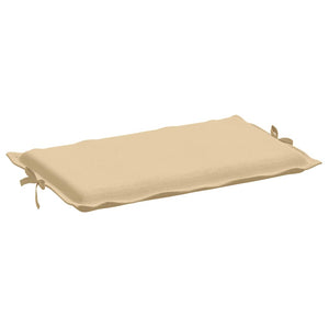 Cuscino per Lettino Prendisole Beige Mélange 186x58x3cm Tessuto 4002479