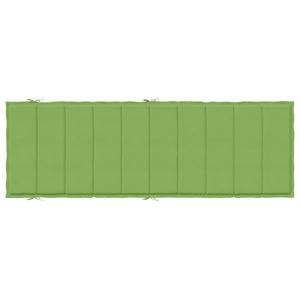 Cuscino per Lettino Prendisole Verde Mèlange 186x58x3cm Tessuto 4002481