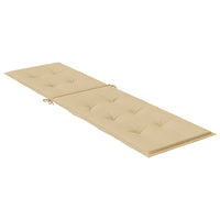 Cuscino per Sdraio Beige Mèlange (75+105)x50x3 cm in Tessuto 4002490