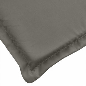 Cuscino per Lettino Prendisole Grigio Scuro Mèlange 200x50x4cm 4002499