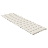 Cuscino per Lettino Prendisole Crema Mèlange 200x50x4cm Tessuto 4002500