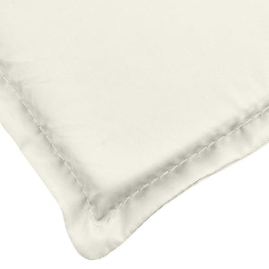 Cuscino per Lettino Prendisole Crema Mèlange 200x50x4cm Tessuto 4002500