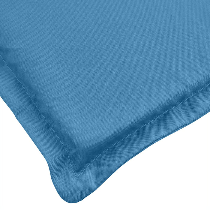 Cuscino per Lettino Prendisole Blu Mèlange 200x50x4cm Tessuto 4002502