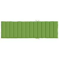 Cuscino per Lettino Prendisole Verde Mèlange 200x50x4cm Tessuto 4002503