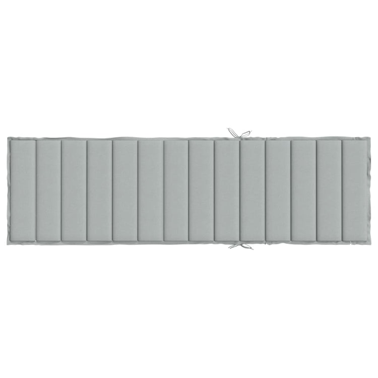 Cuscino per Lettino Prendisole Grigio Chiaro Mèlange 200x60x4cm 4002509