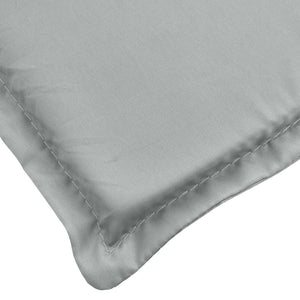 Cuscino per Lettino Prendisole Grigio Chiaro Mélange 200x60x4cm 4002509