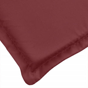 Cuscino per Lettino Prendisole Rosso Vino Mèlange 200x60x4 cm 4002518