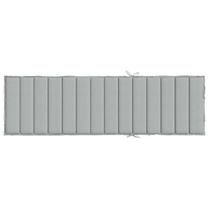 Cuscino per Lettino Prendisole Grigio Chiaro Mèlange 200x70x4cm 4002520