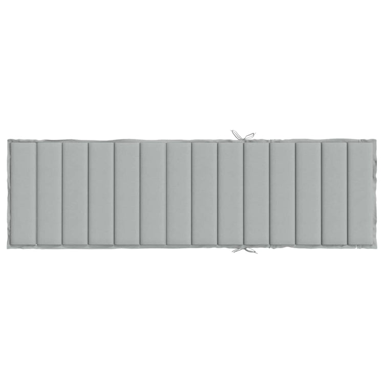 Cuscino per Lettino Prendisole Grigio Chiaro Mèlange 200x70x4cm 4002520