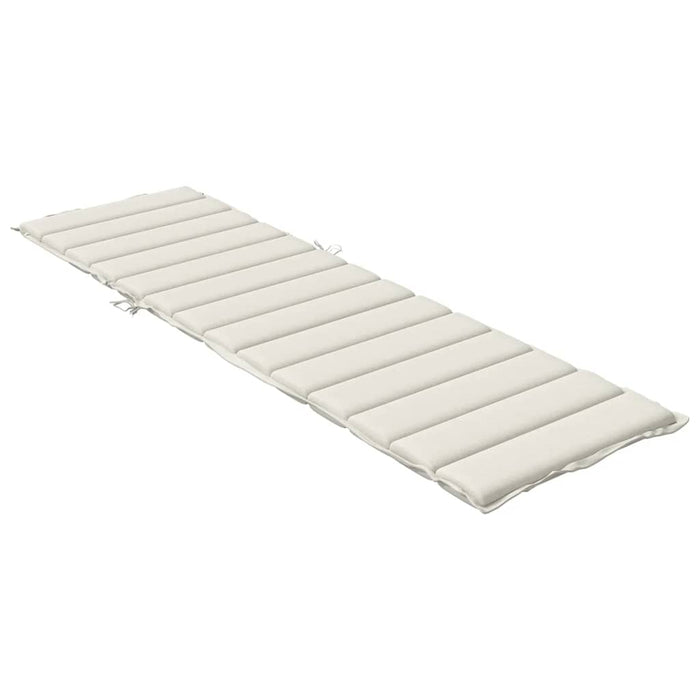 Cuscino per Lettino Prendisole Crema Mèlange 200x70x4cm Tessuto 4002522