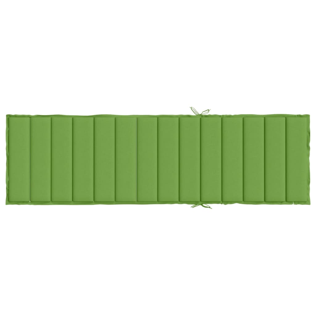 Cuscino per Lettino Prendisole Verde Mèlange 200x70x4cm Tessuto 4002525