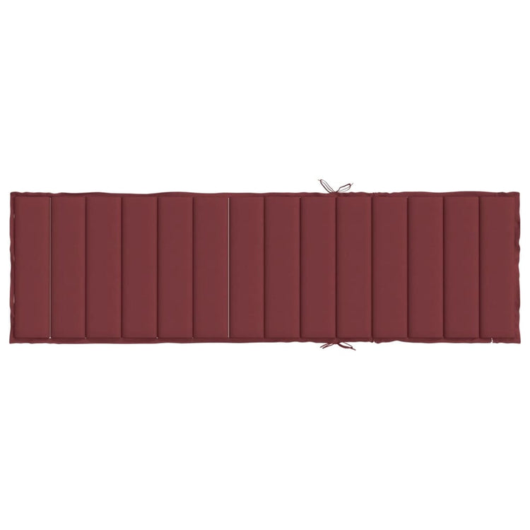 Cuscino per Lettino Prendisole Rosso Vino Mèlange 200x70x4cm 4002529