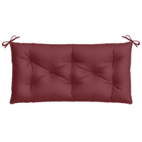 Cuscino Panca Giardino Rosso Vino Mèlange 100x50x7 cm Tessuto 4002540