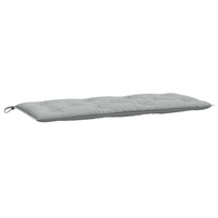 Cuscino Panca Giardino Grigio Chiaro Mèlange 120x50x7cm Tessuto 4002542