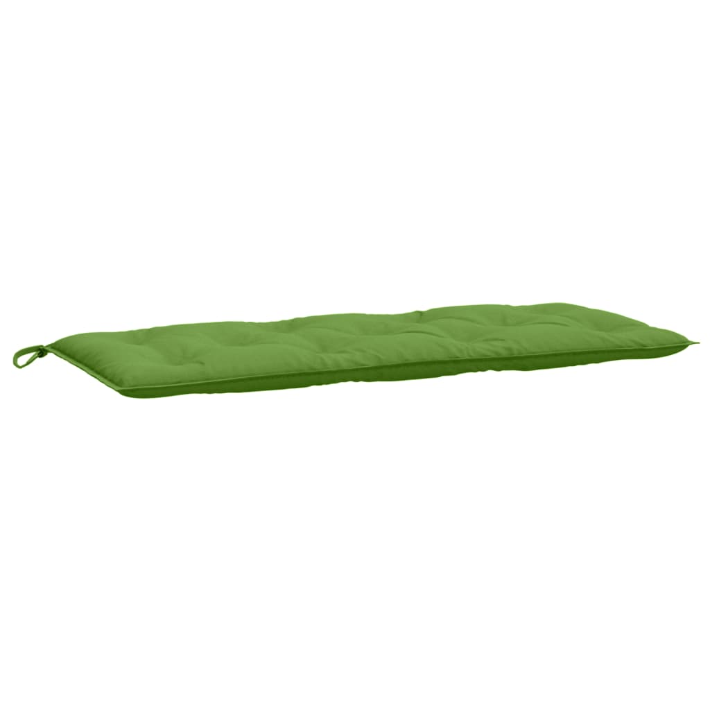 Cuscino per Panca da Giardino Verde Mélange 120x50x7cm Tessuto 4002547