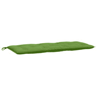 Cuscino per Panca da Giardino Verde Mélange 120x50x7cm Tessuto 4002547