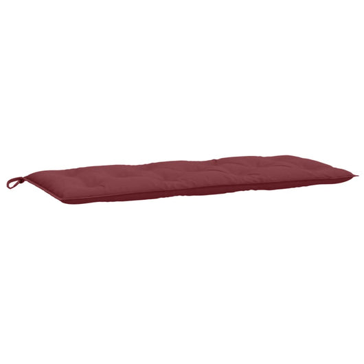 Cuscino Panca Giardino Rosso Vino Mèlange 120x50x7cm Tessuto 4002551