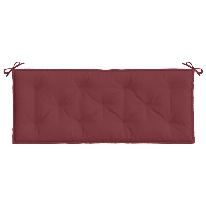 Cuscino Panca Giardino Rosso Vino Mèlange 120x50x7cm Tessuto 4002551