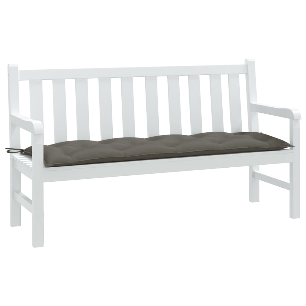 Cuscino Panca Giardino Grigio Scuro Mèlange 150x50x7 cm Tessuto 4002554