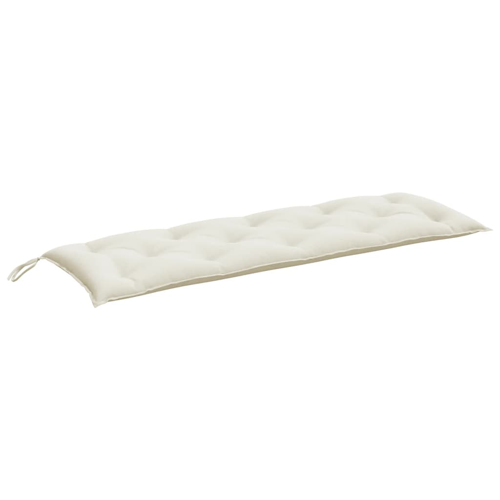 Cuscino per Panca da Giardino Crema Mèlange 150x50x7 cm Tessuto 4002555