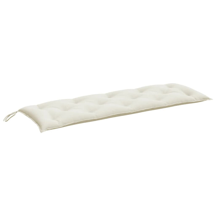 Cuscino per Panca da Giardino Crema Mèlange 150x50x7 cm Tessuto 4002555