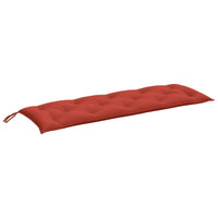 Cuscino Panca da Giardino Rosso Mèlange 150x50x7 cm in Tessuto 4002559