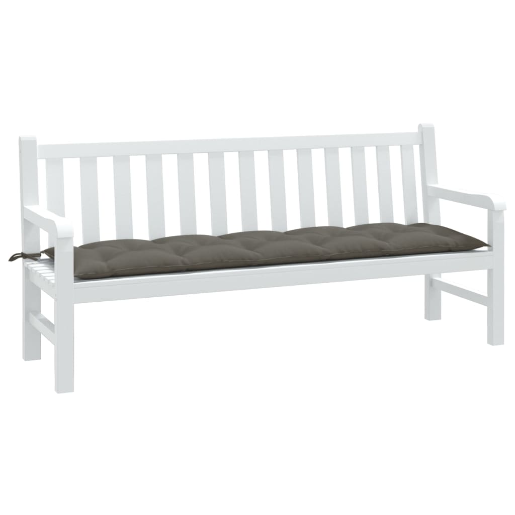 Cuscino Panca Giardino Grigio Scuro Mèlange 180x50x7 cm Tessuto 4002565