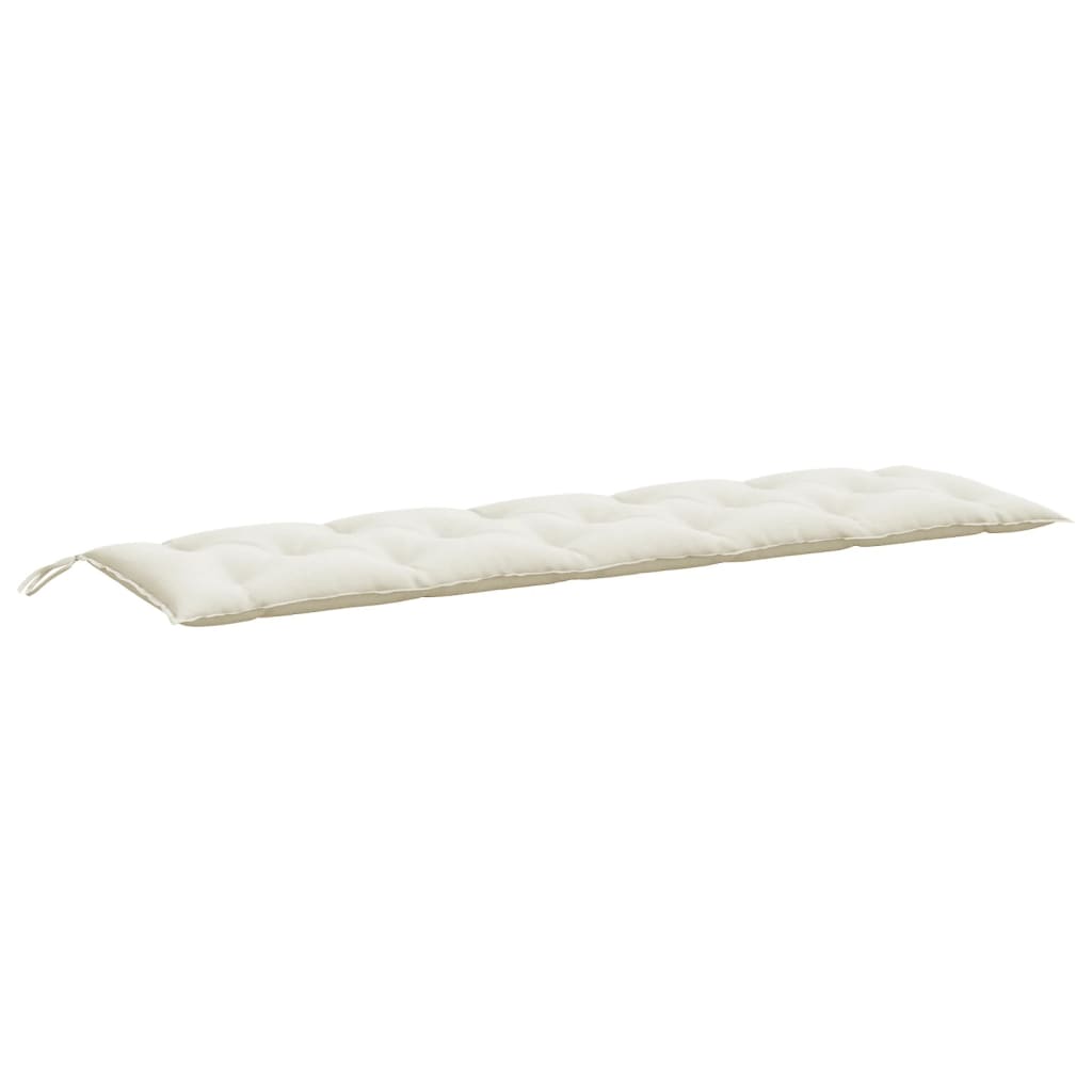 Cuscino Panca da Giardino Crema Mèlange 180x50x7 cm in Tessuto 4002566