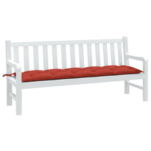 Cuscino Panca da Giardino Rosso Mèlange 180x50x7 cm in Tessuto 4002570