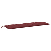 Cuscino Panca da Giardino Rosso Vino Mèlange 180x50x7cm Tessuto 4002573