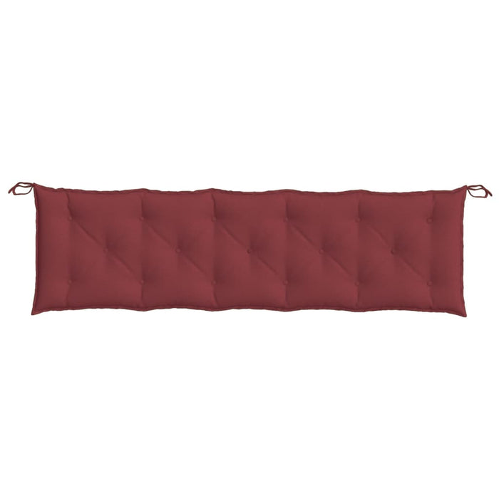 Cuscino Panca da Giardino Rosso Vino Mèlange 180x50x7cm Tessuto 4002573